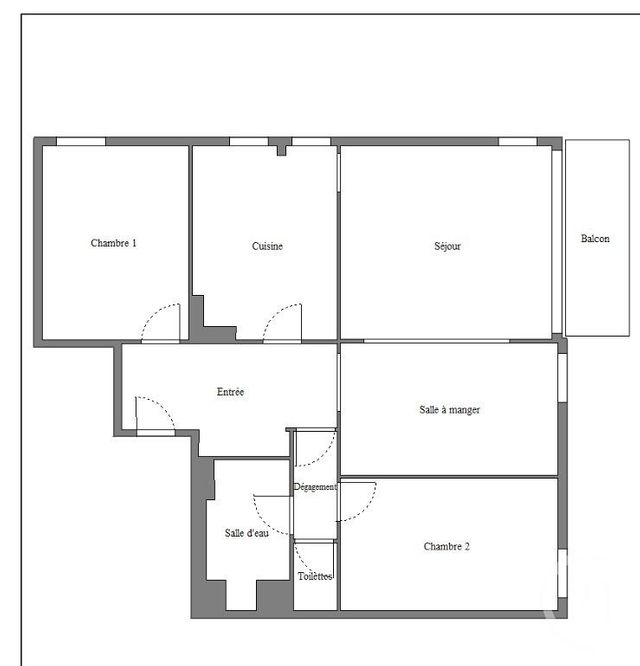 Appartement F4 à vendre - 4 pièces - 82,02 m2 - Fontenay Sous Bois - 94 - ILE-DE-FRANCE