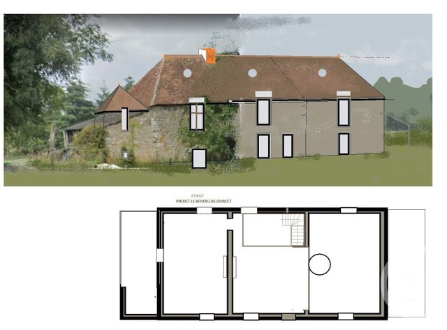 Maison à vendre - 6 pièces - 120 m2 - Durcet - 61 - BASSE-NORMANDIE